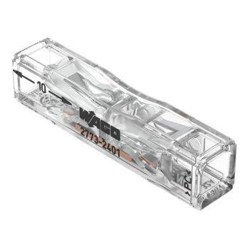 Wago transparent through connector, max. 4 mm² (2773-2401)