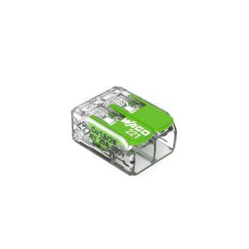 Wago Green Range 2-conductor 4 mm² transparent connector (221-422)